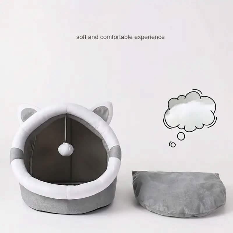 Contemporary Polyester Fiber Cat Bed Pet Supplies - DailySale