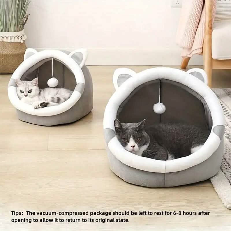 Contemporary Polyester Fiber Cat Bed Pet Supplies - DailySale