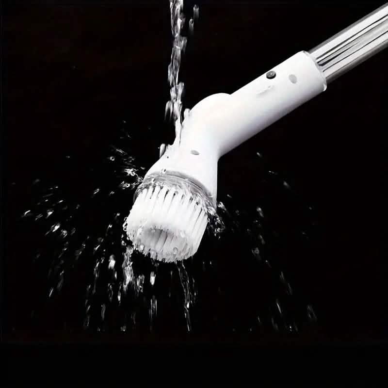 Cordless Electric Spin Scrubber with 6 Brush Heads and Adjustable Long Handle Household Appliances - DailySale