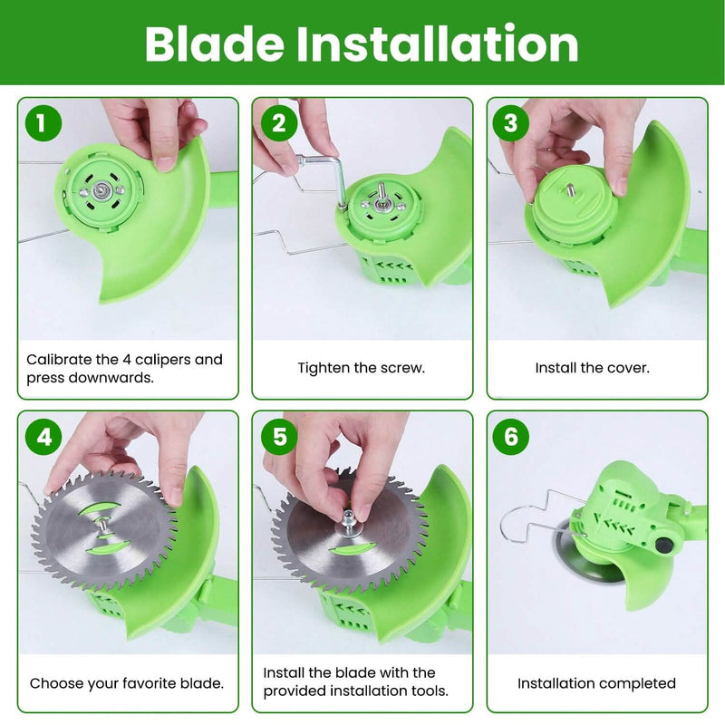 Cordless Rechargeable Grass Trimmer Garden & Patio - DailySale