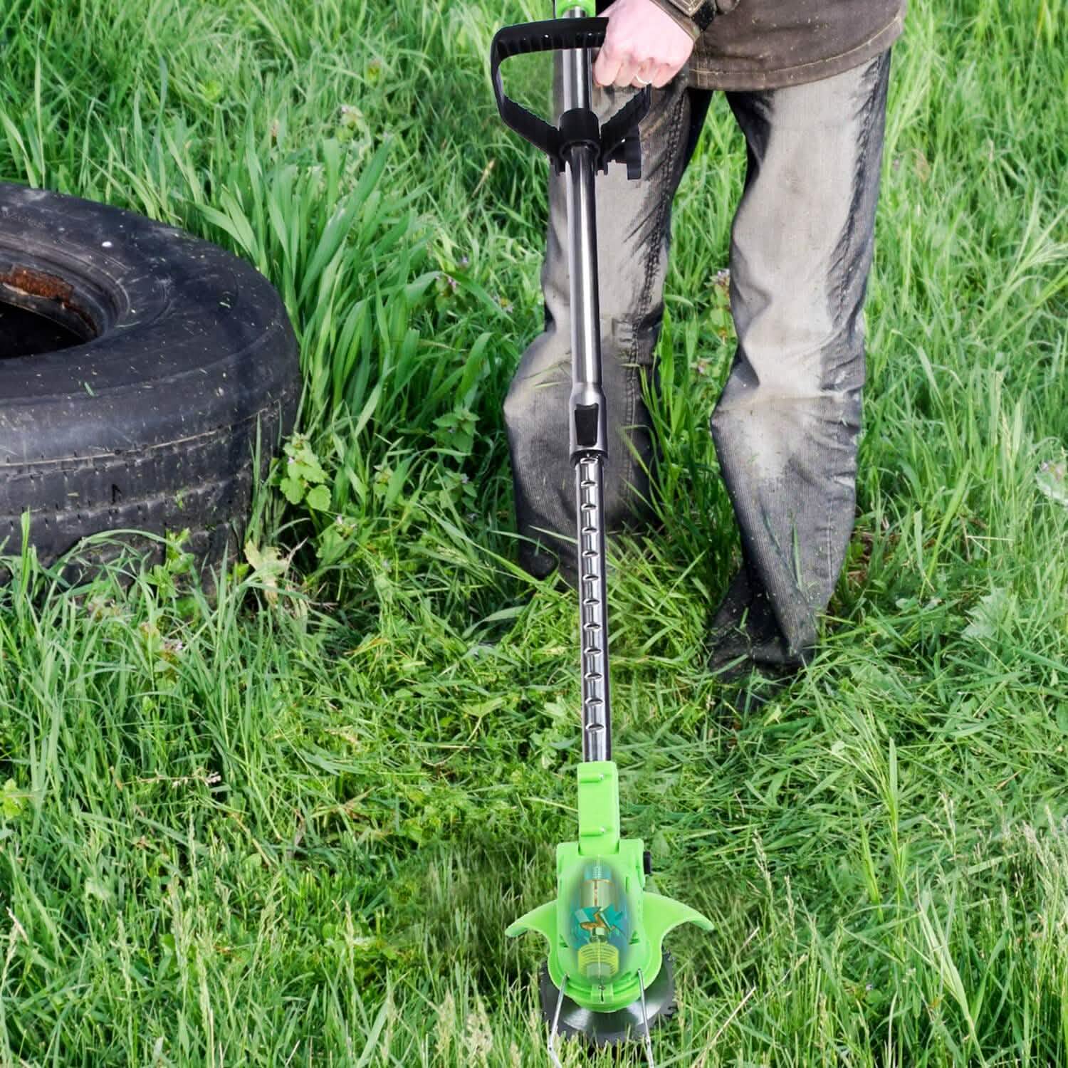 Cordless Rechargeable Grass Trimmer Garden & Patio - DailySale