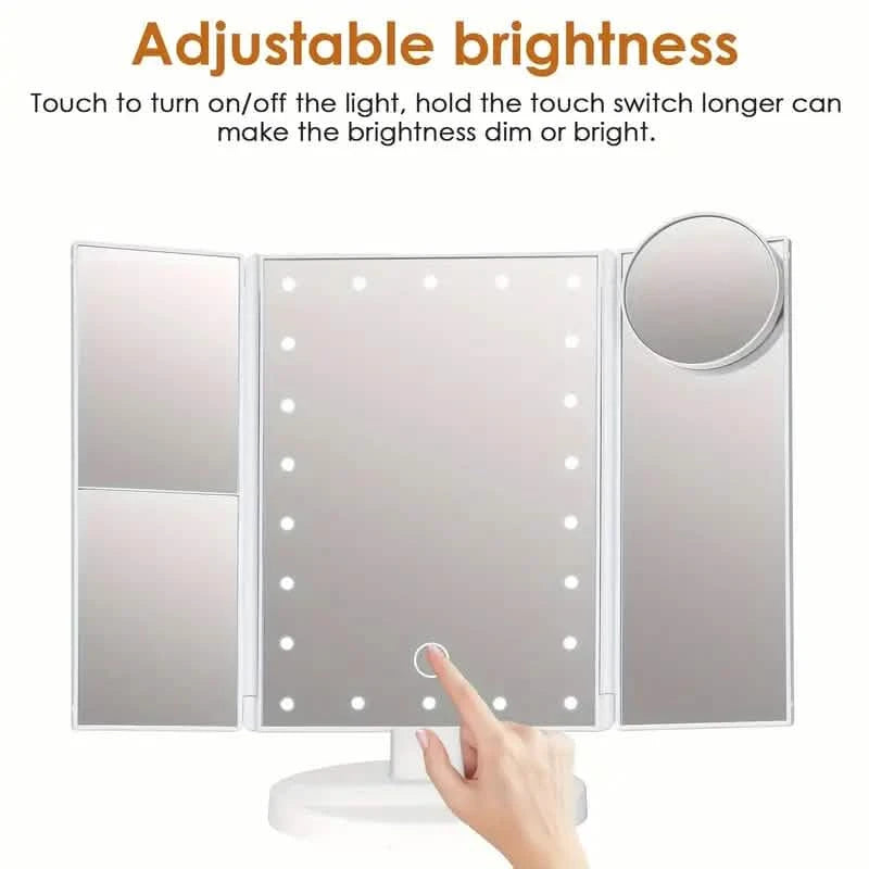 Cosmetic Mirror with Lights and 10X Magnification Beauty & Personal Care - DailySale