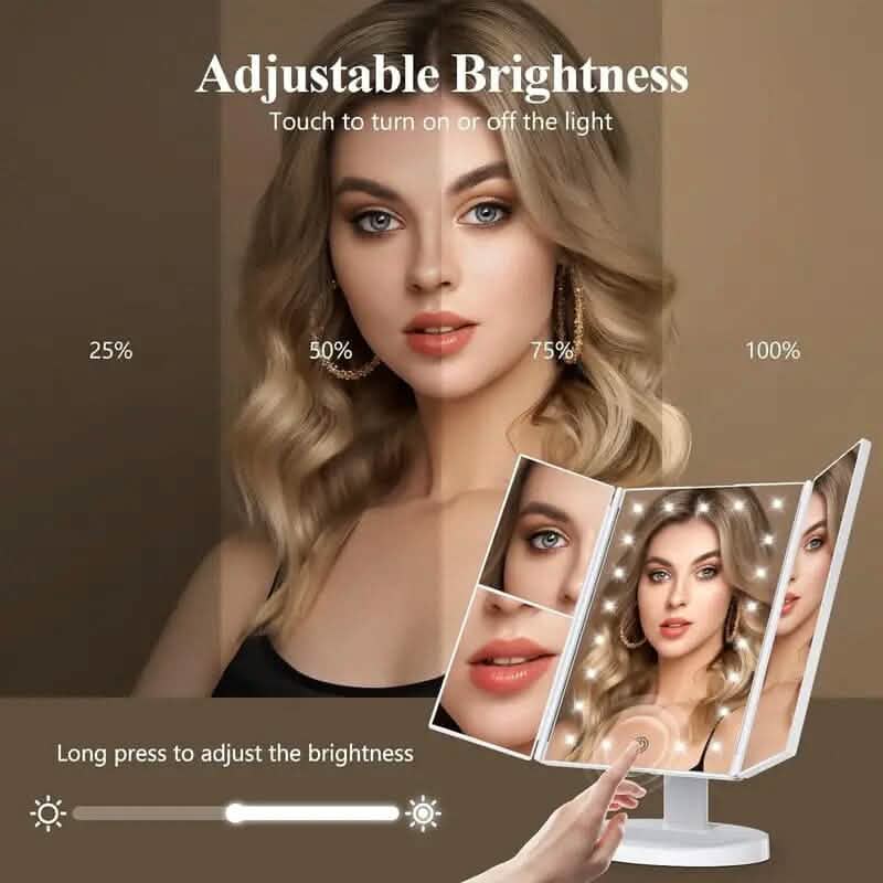 Cosmetic Mirror with Lights and 10X Magnification Beauty & Personal Care - DailySale