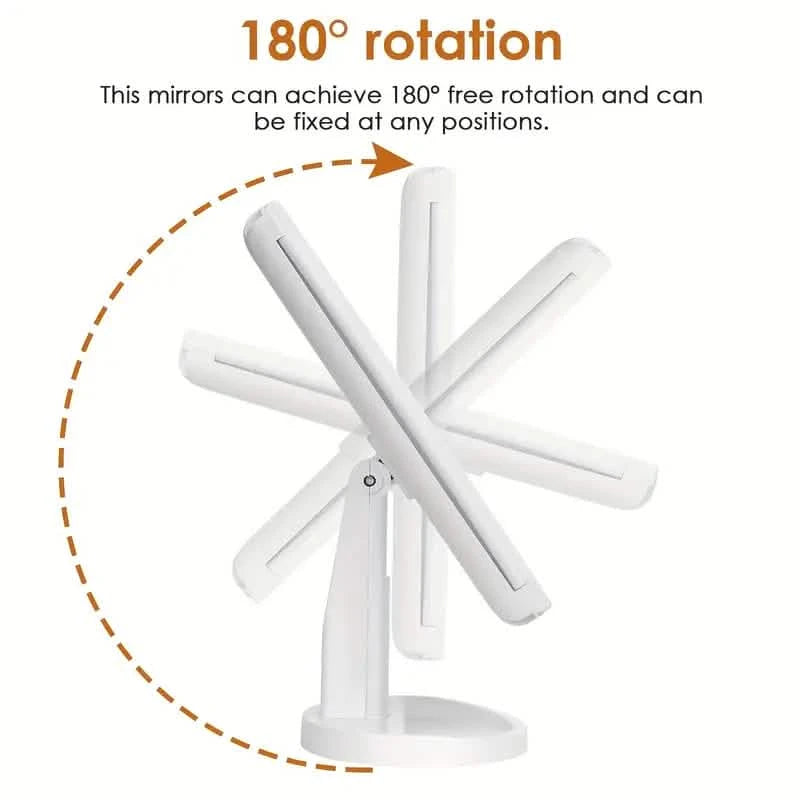 Cosmetic Mirror with Lights and 10X Magnification Beauty & Personal Care - DailySale