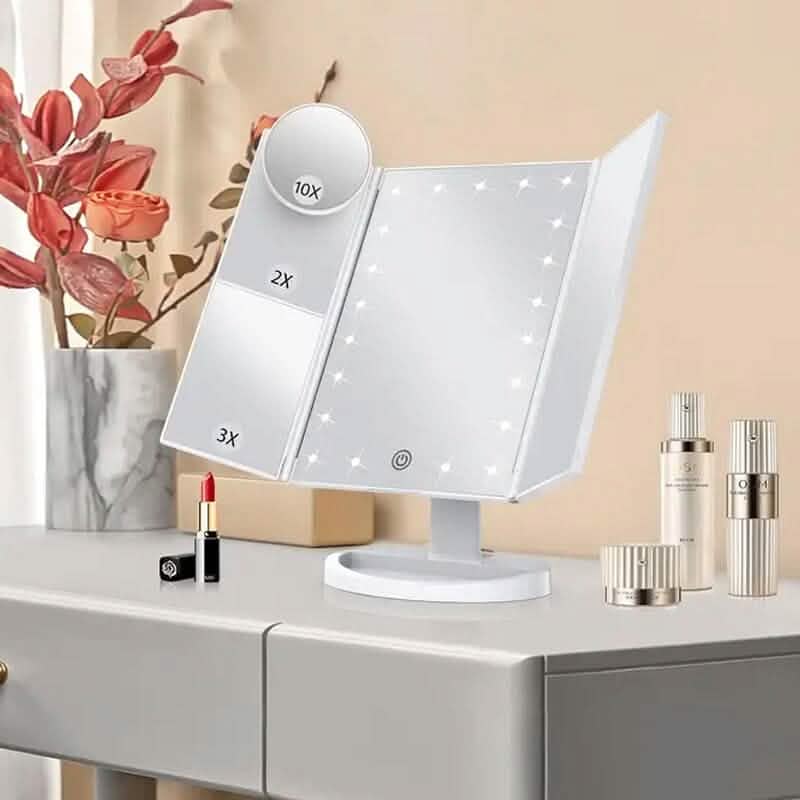 Cosmetic Mirror with Lights and 10X Magnification Beauty & Personal Care - DailySale