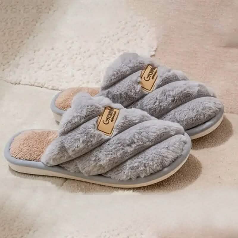 Cozy Plaid Colorblock Slippers for Men and Women Women's Shoes & Accessories - DailySale