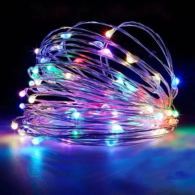 Creative String Lights For Bedroom, Party, Wedding, Outdoor Camping Hiking and Decoration String & Fairy Lights Multicolor 3ft - DailySale
