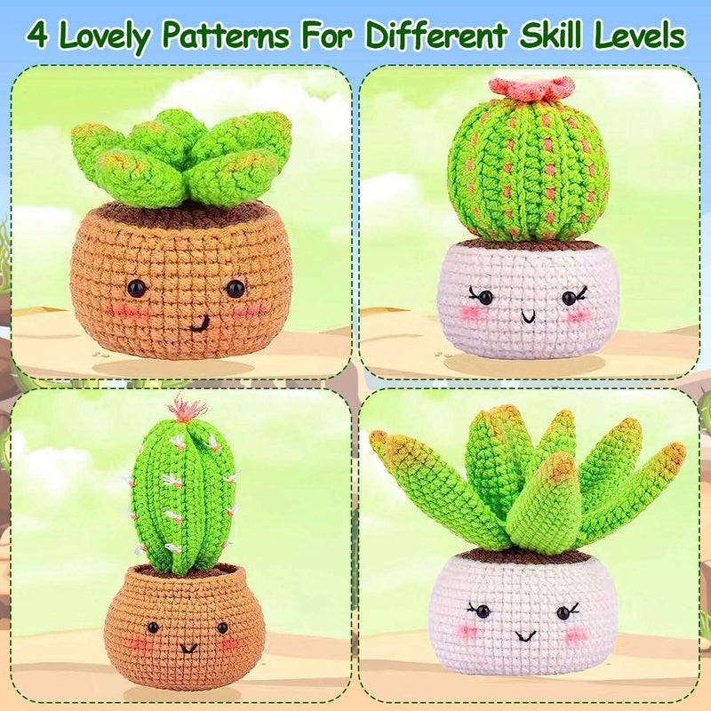 Crochet Kit for Beginners DIY Knitting Supplies Arts & Crafts - DailySale