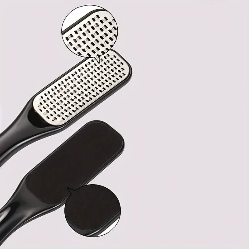 4-Piece Stainless Steel Foot File Set – Callus & Dead Skin Remover