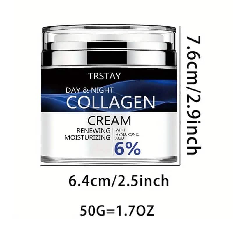 Day and Night Hydrating Collagen Cream with Hyaluronic Acid Beauty & Personal Care - DailySale