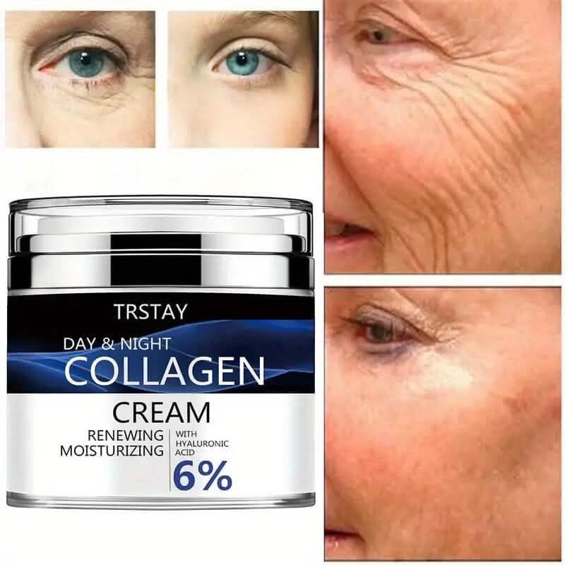 Day and Night Hydrating Collagen Cream with Hyaluronic Acid Beauty & Personal Care - DailySale