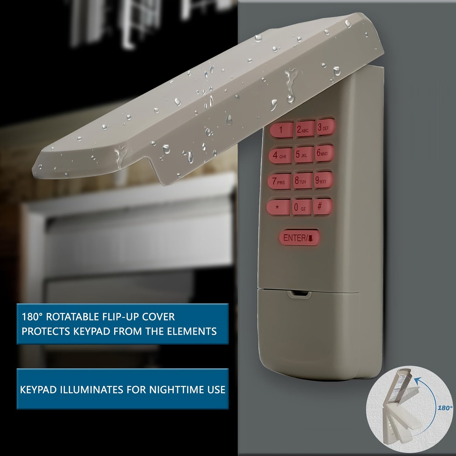 Garage Door Opener Remote – Wireless Keyless Replacement