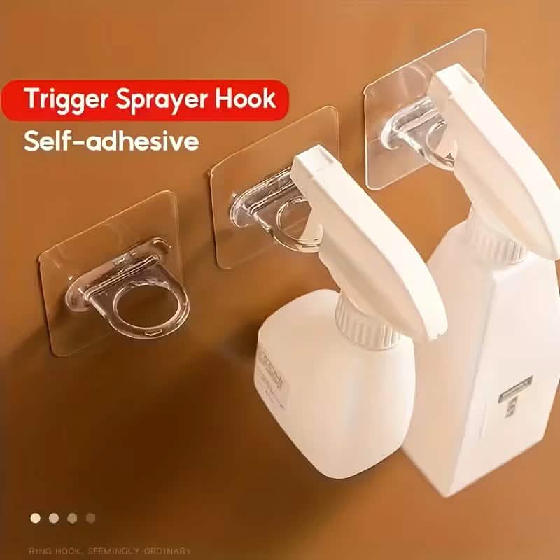 4-Pack Clear Adhesive Utility Hooks
