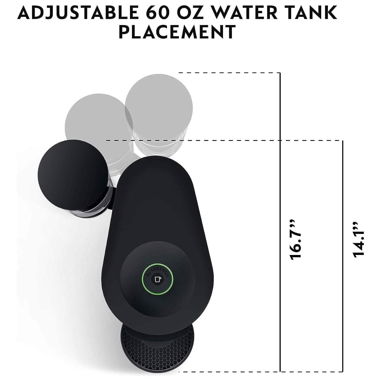 De'Longhi Nespresso VertuoPlus Coffee and Espresso Machine by De'Longhi, 38 ounces, Matte Black (Refurbished) Kitchen Appliances - DailySale