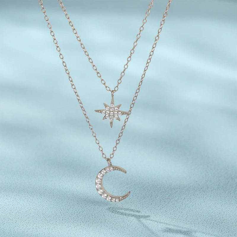 Crescent Vermeil Necklace
