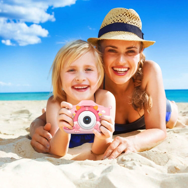 Dinosaur Kids Selfie 48MP 1080P HD Cartoon Digital Camera Cameras & Drones - DailySale