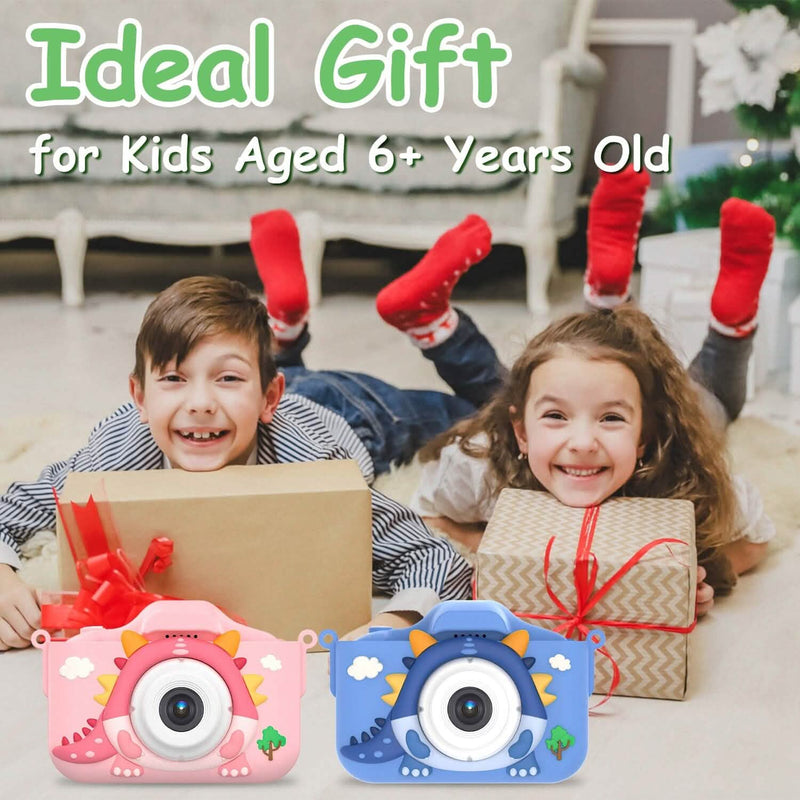 Dinosaur Kids Selfie 48MP 1080P HD Cartoon Digital Camera Cameras & Drones - DailySale