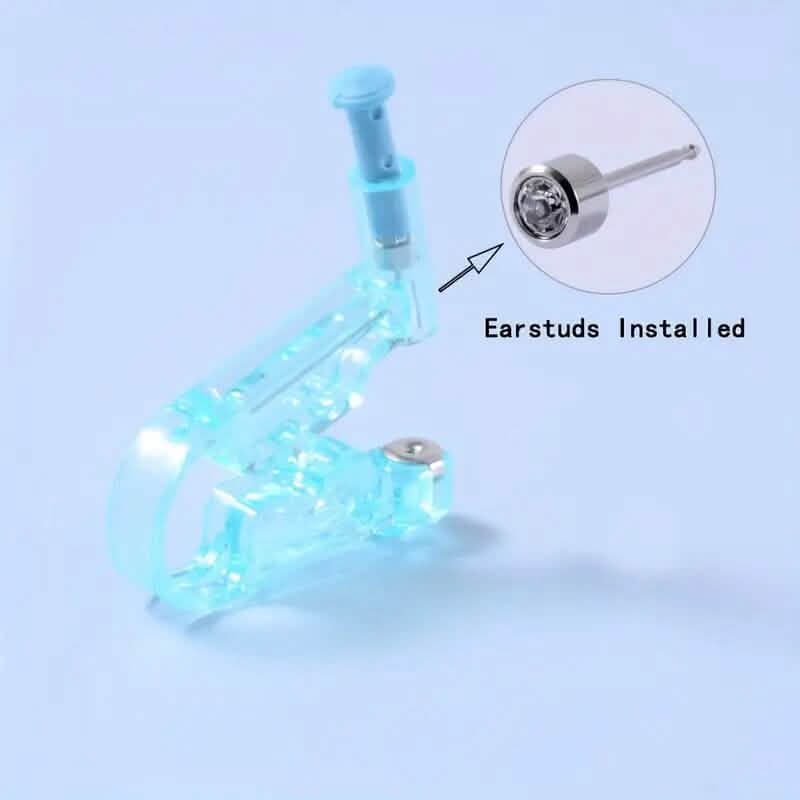 Disposable Safety Crystal Earring Piercer Machine with Stud Earrings - DailySale