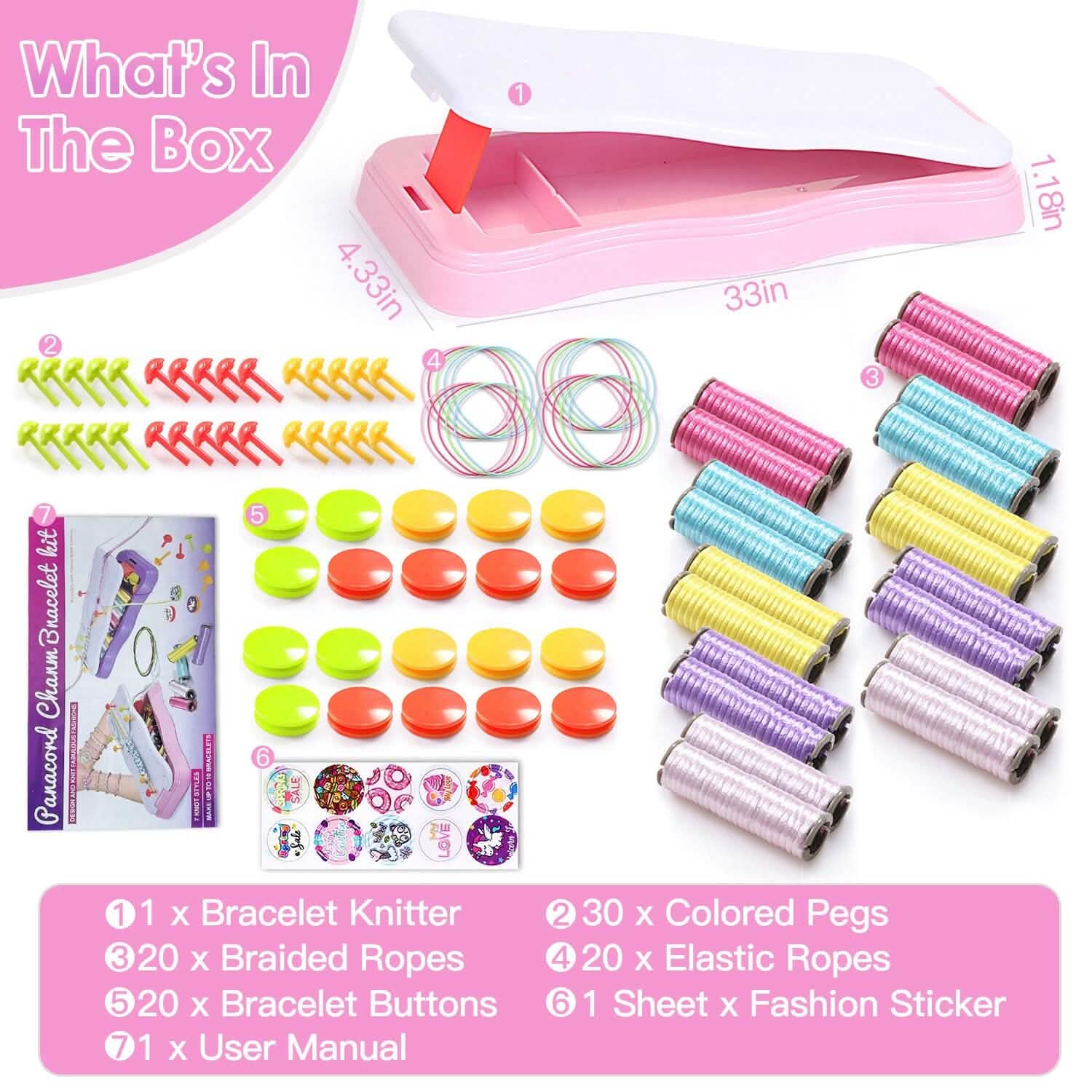 DIY Bracelet Making Kit for Kids Arts & Crafts - DailySale