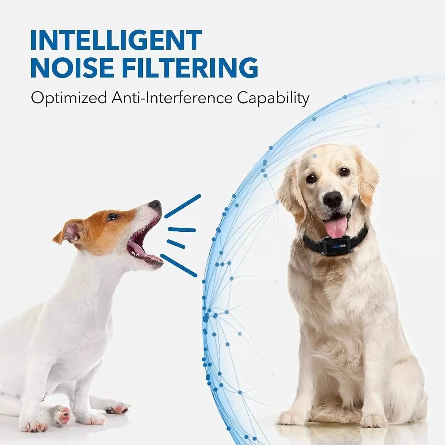 Dog Bark Collar Rechargeable with Intelligent Bark Control Vibration Pet SuppliesDog Bark Collar Rechargeable with Intelligent Bark Control Vibration - DailySale