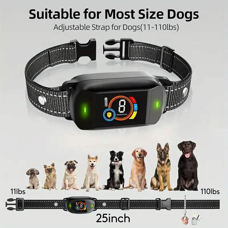 Dog Barking Collar Automatic Anti-Barking Device with Smart Sensors Pet Supplies - DailySale