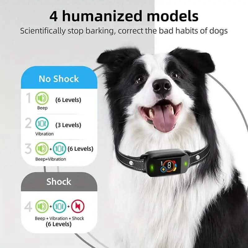 Dog Barking Collar Automatic Anti-Barking Device with Smart Sensors Pet Supplies - DailySale