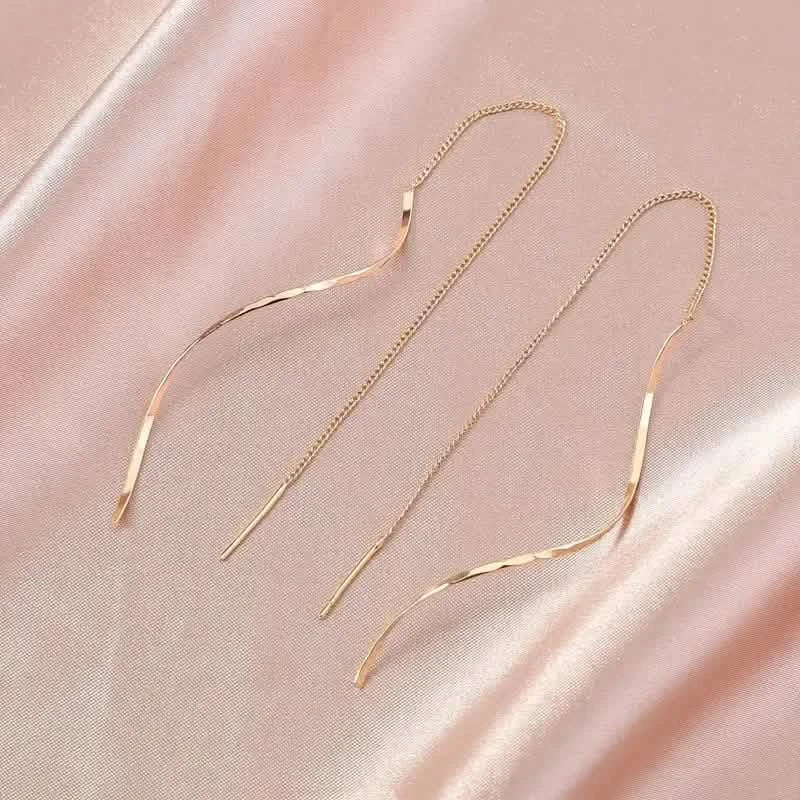 Drop Earrings Golden S Design Match Daily Outfits Party Accessories Casual Dating Decor for Female Earrings - DailySale