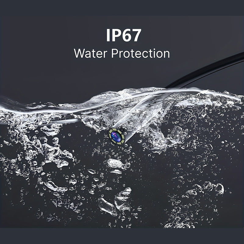 IP67 rated probe shown submerged in water