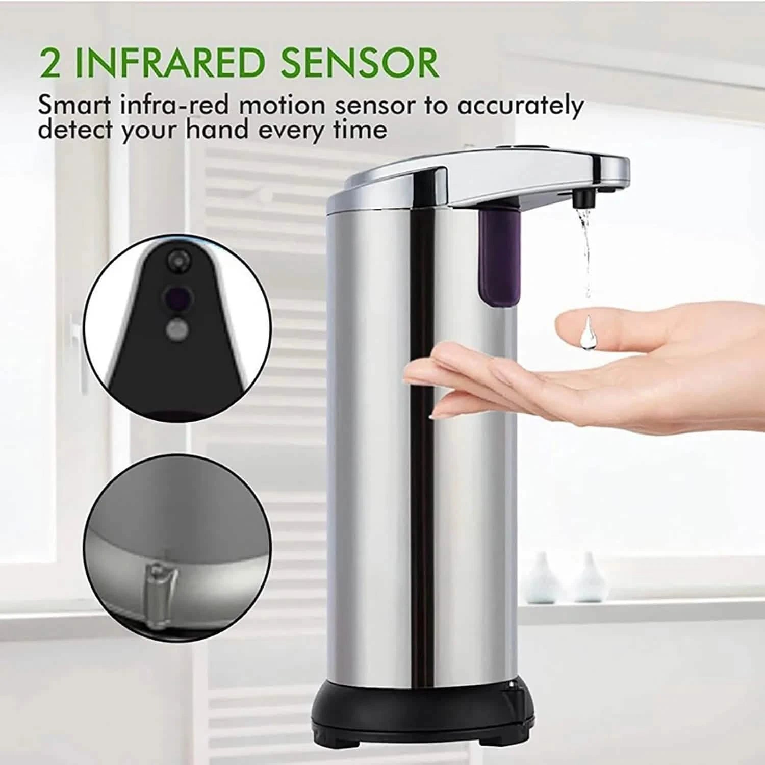 Stainless Steel Automatic Soap Dispenser