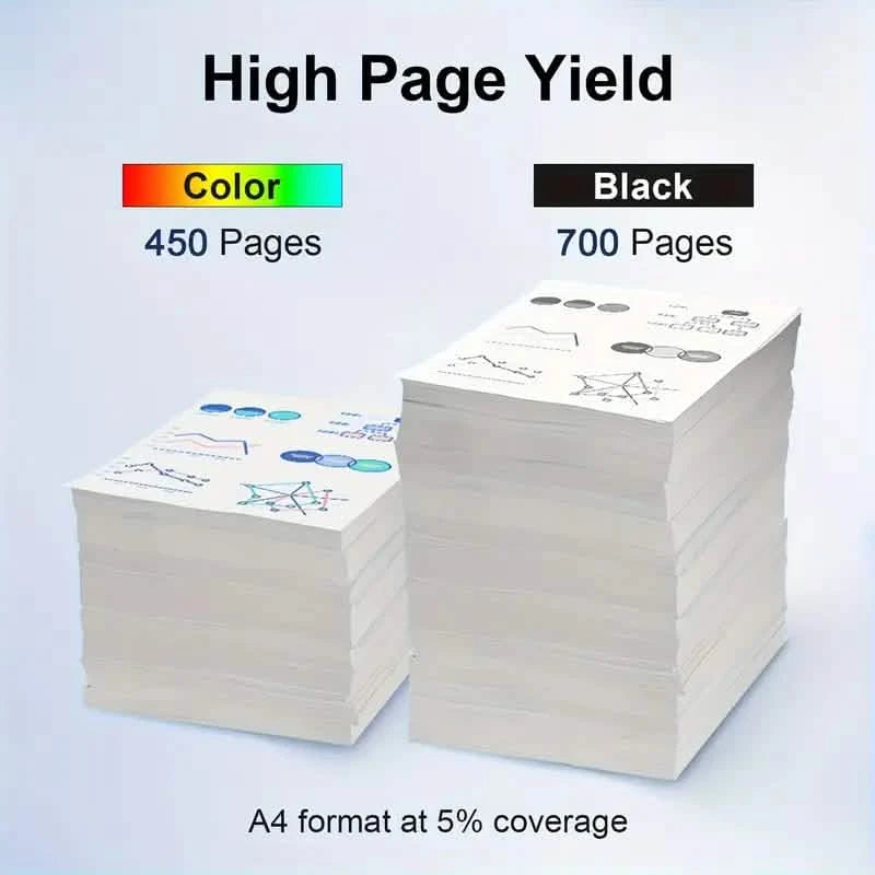 High-Yield Ink Cartridge 67XL for HP DeskJet and Envy Printers
