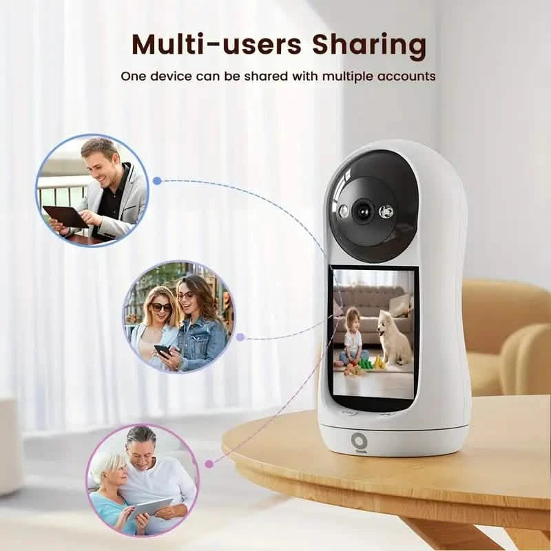 1080P Smart Indoor WiFi Camera | Two-Way Audio & Video Call + Night Vision