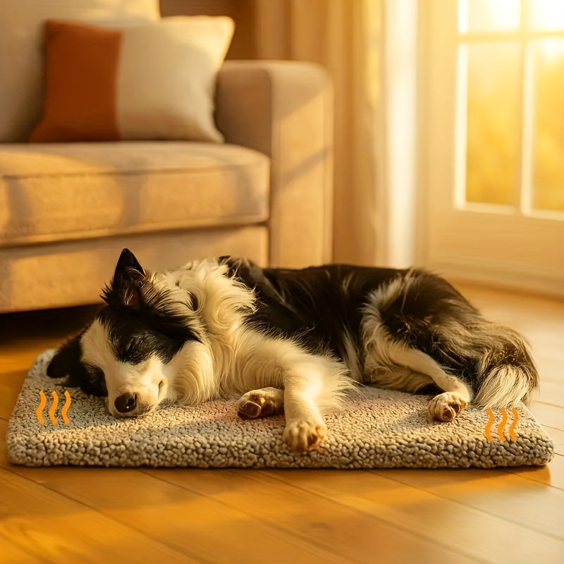 Winter Warming Pet Mattress – Non-Slip, Washable