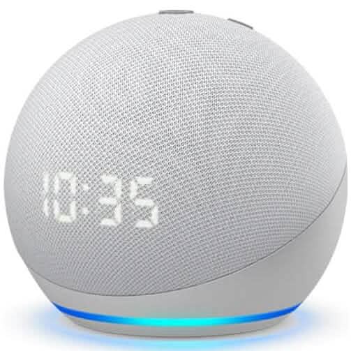 Echo Dot (4th Gen) | Smart Speaker With Clock and Alexa Smart Home & Security - DailySale