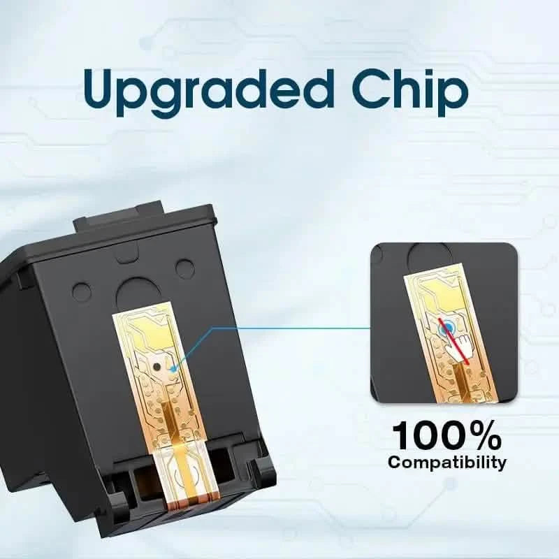 62/62XL Black & Color Ink Cartridge for HP Envy, OfficeJet & DeskJet