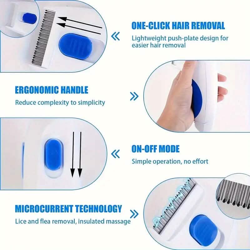Electric Flea Comb for Cats and Dogs Pet Supplies - DailySale