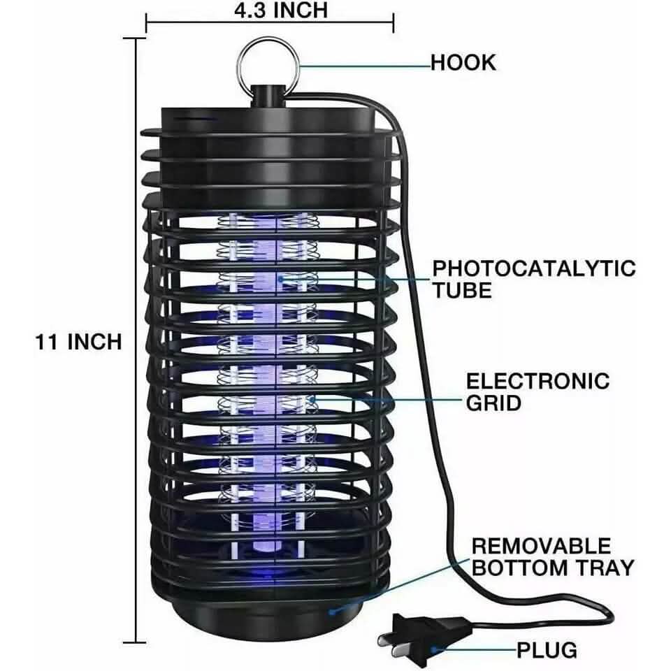 Electric Mosquito Insect Killer Zapper LED Light Fly Bug Trap Pest Control Lamp Pest Control - DailySale