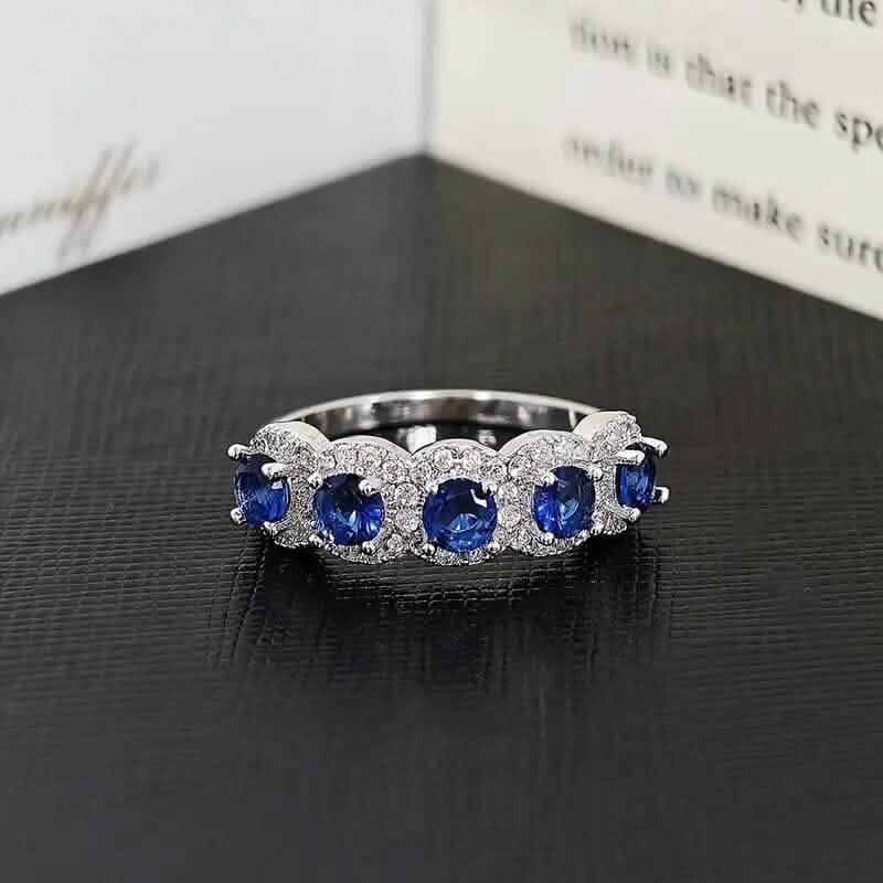 Elegant Copper Ring with Synthetic Cubic Zirconia Rings - DailySale