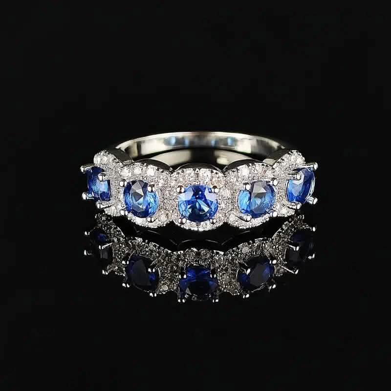 Elegant Copper Ring with Synthetic Cubic Zirconia Rings - DailySale