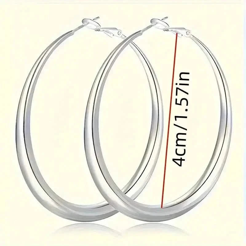 Elegant Daily Wear Round Circle Hoop Earrings Earrings - DailySale