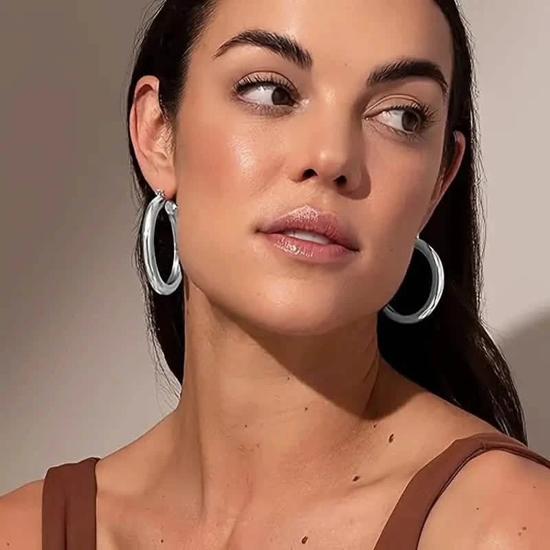 Elegant Daily Wear Round Circle Hoop Earrings Earrings - DailySale