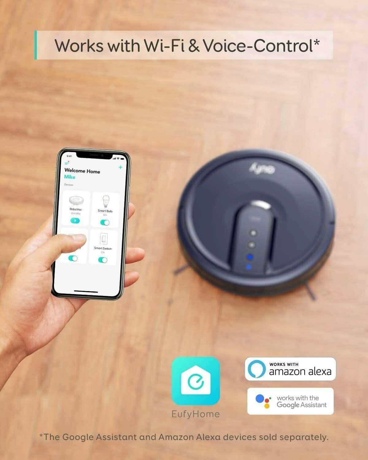 eufy RoboVac 25C Robotic Vacuum Cleaner Wi-Fi Smart Robot (Refurbished) Household Appliances - DailySale