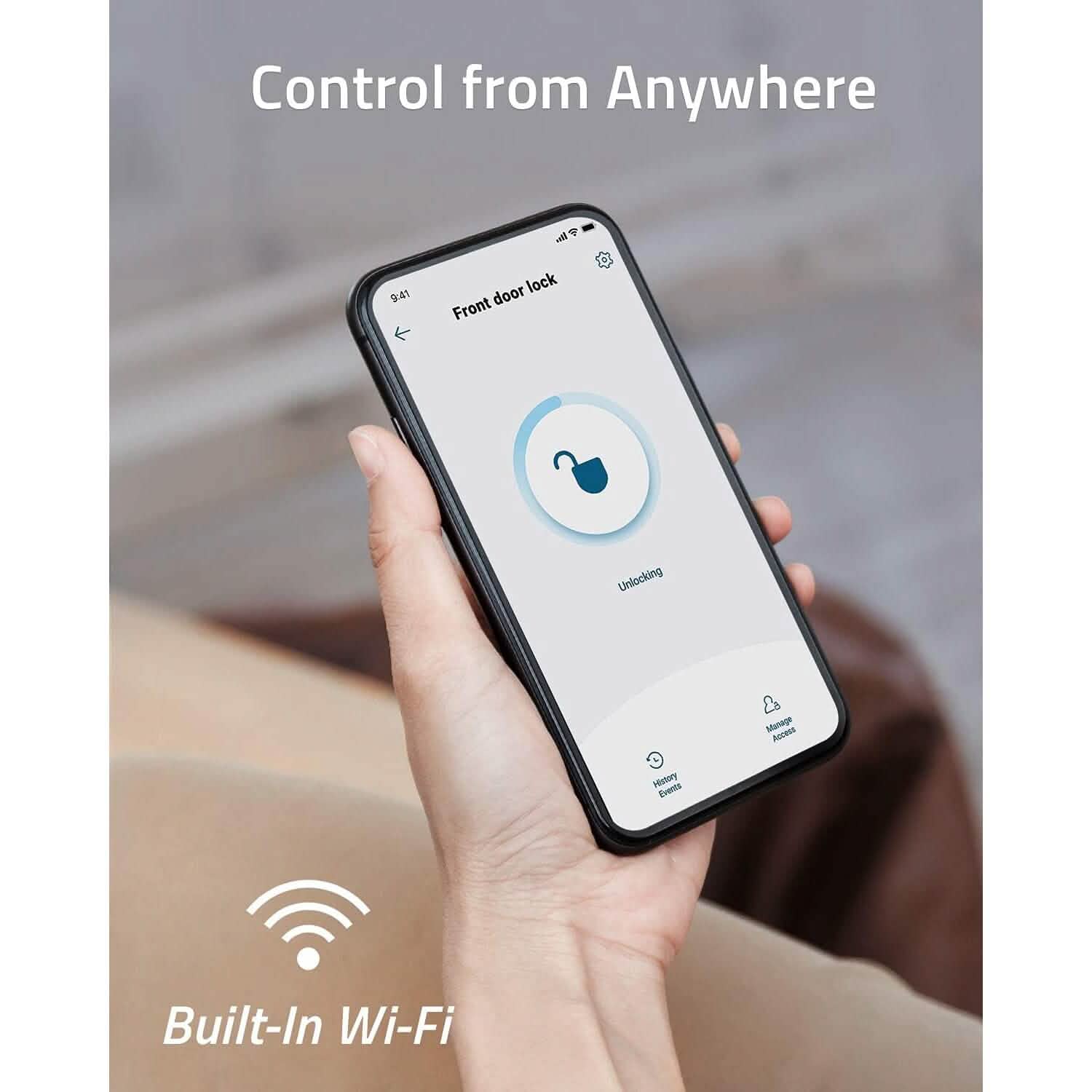 eufy Security Smart Lock With Built-in Wifi (Refurbished) Smart Home & Security - DailySale