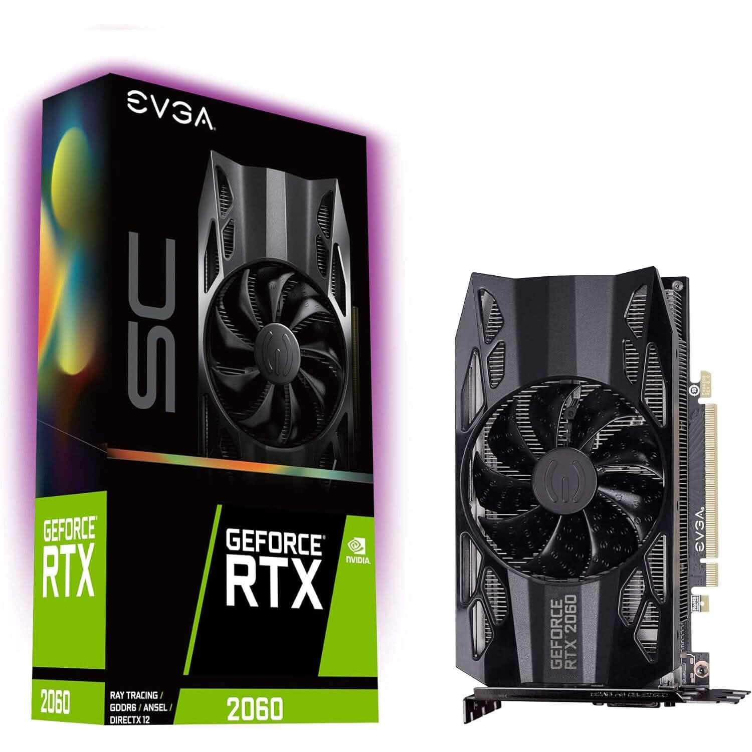 EVGA GeForce RTX 2060 SC Gaming Graphics Card (Refurbished) Computer Accessories - DailySale