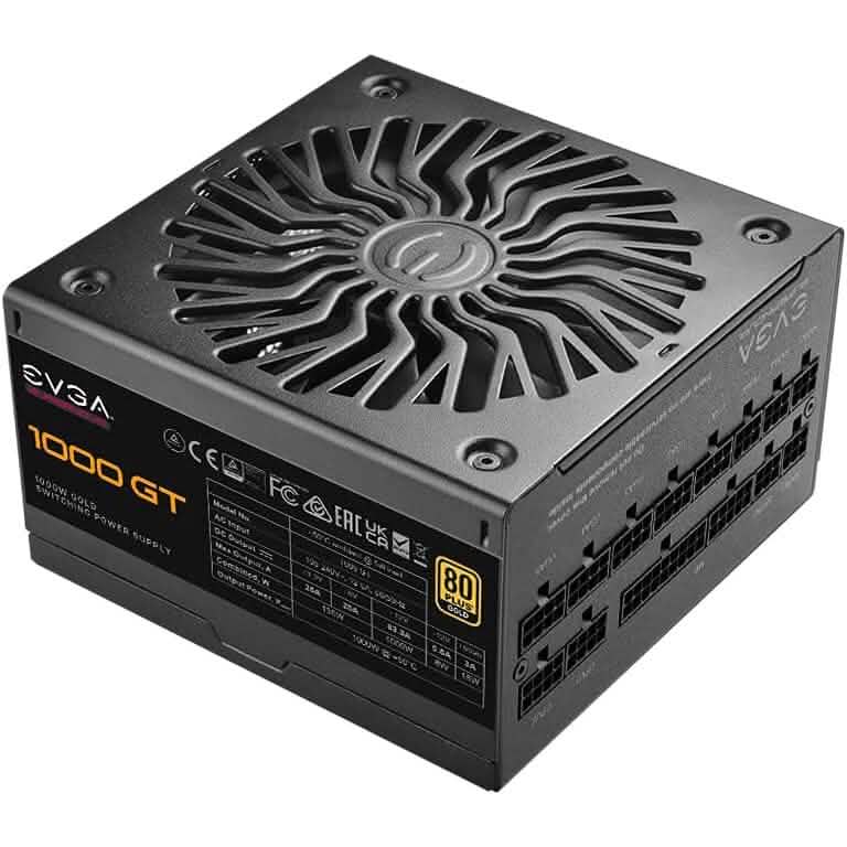 EVGA Supernova 1000 GT 80 Plus Gold 1000W Power Supply (Refurbished) Computer Accessories - DailySale