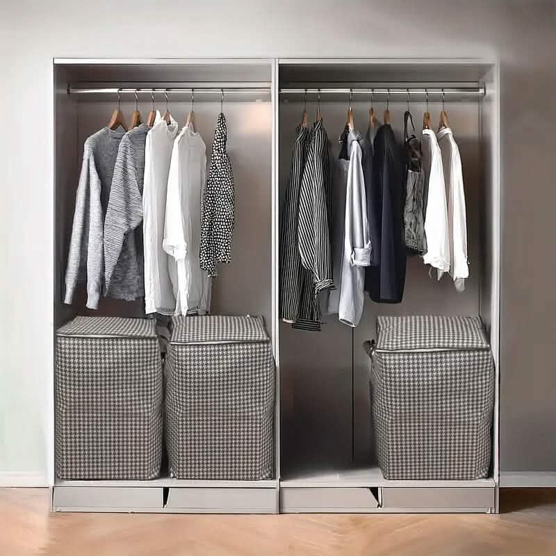 Extra Large 47.55 Gallon Plaid Thickened Storage Box Storage & Organization - DailySale