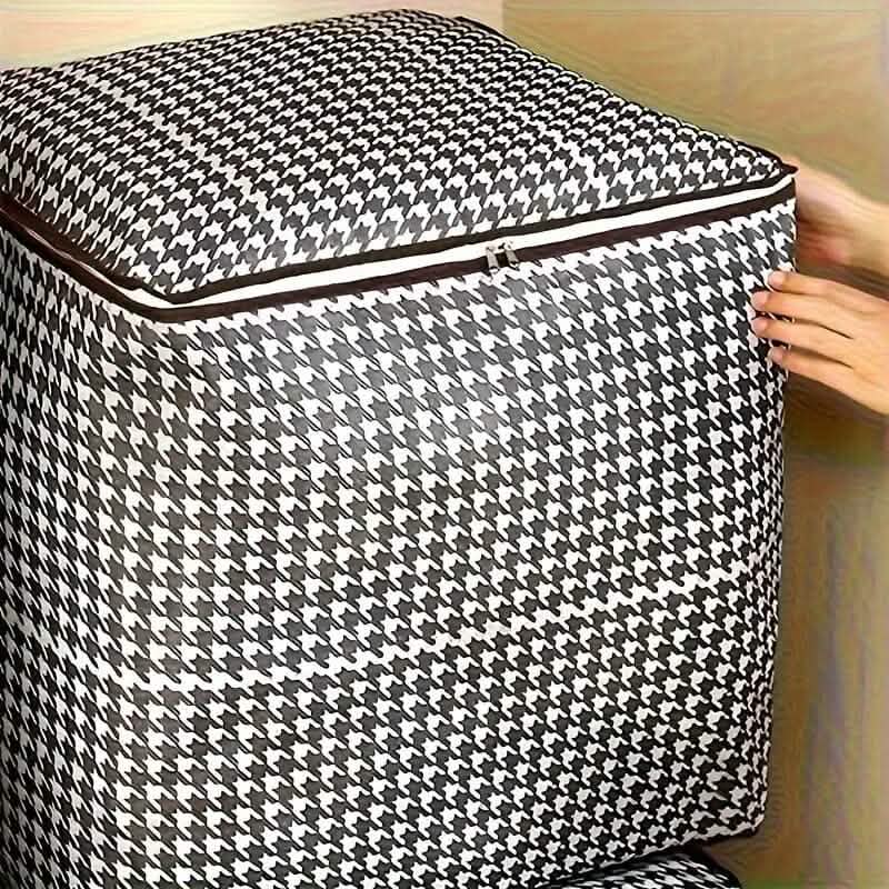 Extra Large 47.55 Gallon Plaid Thickened Storage Box Storage & Organization - DailySale