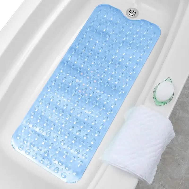 Extra Long Non Slip Bathtub Mat Bath Blue - DailySale