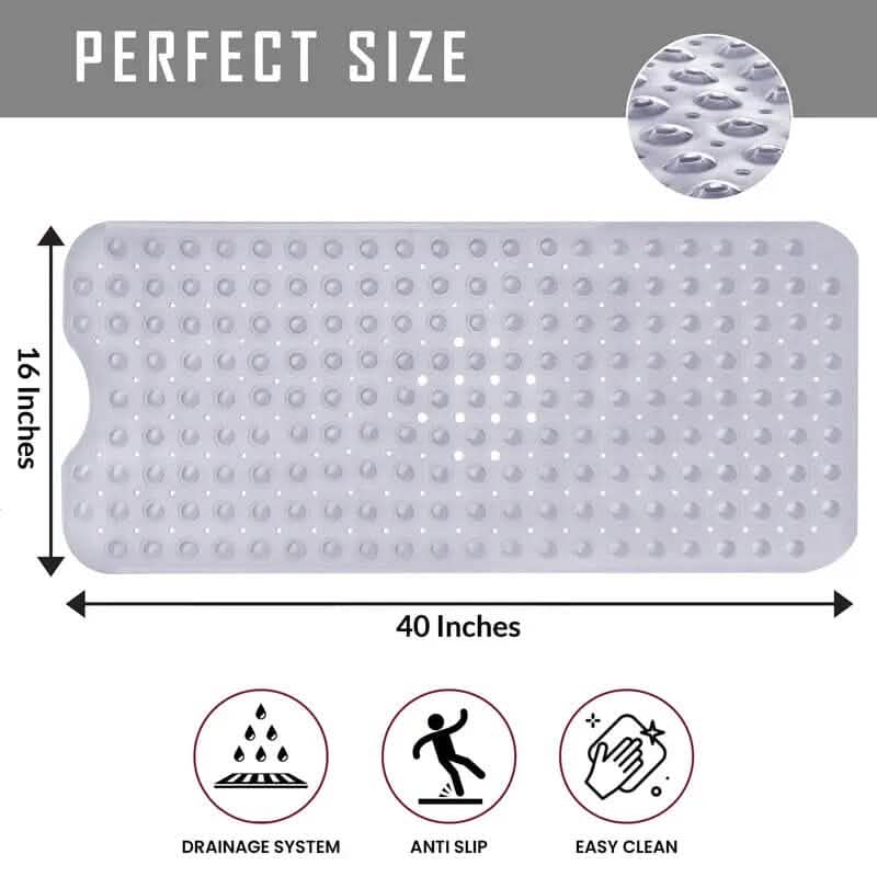Extra Long Non Slip Bathtub Mat Bath - DailySale