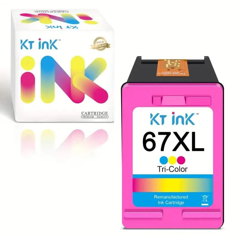 High-Yield Ink Cartridge 67XL for HP DeskJet and Envy Printers