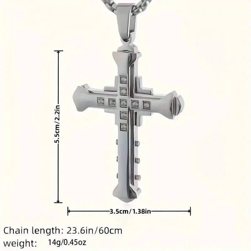 Fashion Simple Cross Pendant Necklace For Men And Women Necklaces - DailySale